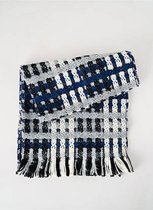 Echarpe maille tricot bleu JOSÉLISE femme
