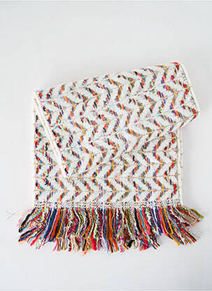 Echarpe maille tricot blanc JOSÉLISE femme