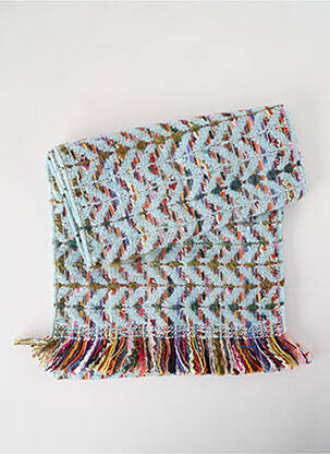Echarpe maille tricot bleu JOSÉLISE femme