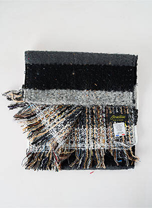 Echarpe maille tricot gris JOSÉLISE femme