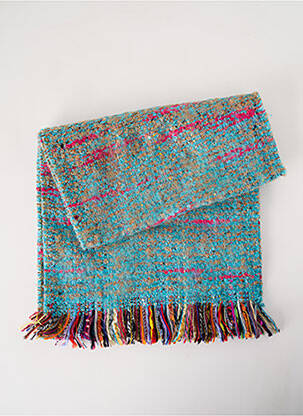 Echarpe maille tricot bleu JOSÉLISE femme