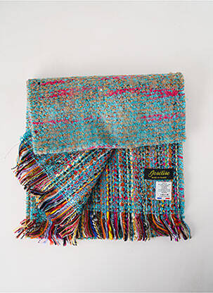 Echarpe maille tricot bleu JOSÉLISE femme