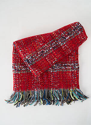 Echarpe maille tricot rouge JOSÉLISE femme