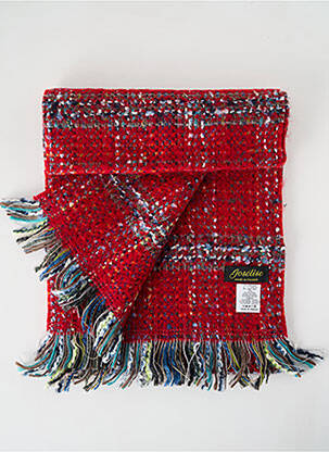 Echarpe maille tricot rouge JOSÉLISE femme