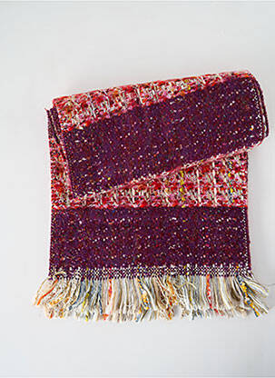 Echarpe maille tricot violet JOSÉLISE femme