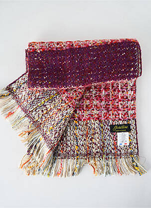 Echarpe maille tricot violet JOSÉLISE femme