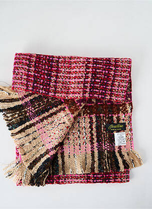 Echarpe maille tricot rose JOSÉLISE femme
