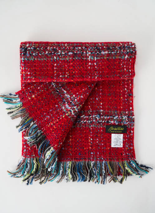 Echarpe rouge JOSÉLISE pour femme