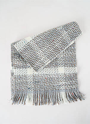 Echarpe maille tricot gris JOSÉLISE femme
