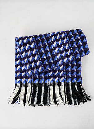 Echarpe maille tricot bleu JOSÉLISE femme