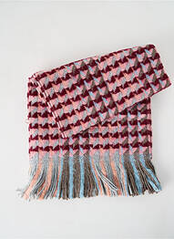 Echarpe maille tricot rose JOSÉLISE femme