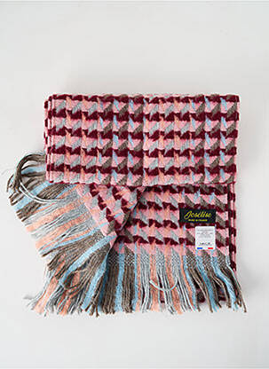 Echarpe maille tricot rose JOSÉLISE femme