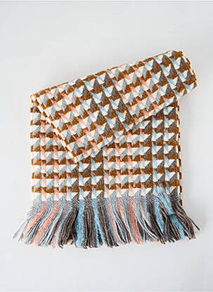 Echarpe maille tricot bleu JOSÉLISE femme