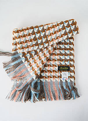 Echarpe maille tricot bleu JOSÉLISE femme