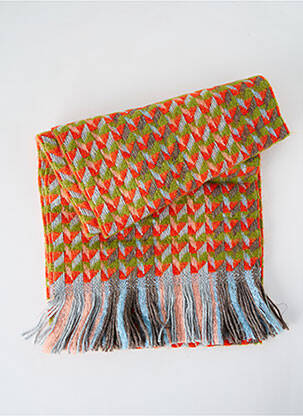Echarpe maille tricot orange JOSÉLISE femme