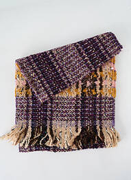 Echarpe imprimé fantaisie violet JOSÉLISE femme