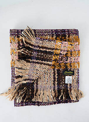 Echarpe imprimé fantaisie violet JOSÉLISE femme