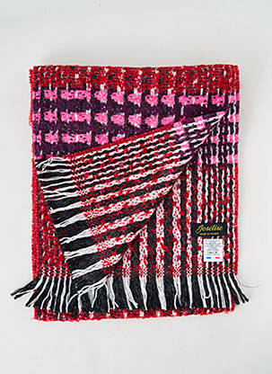 Echarpe imprimé fantaisie rouge JOSÉLISE femme