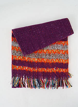 Echarpe imprimé fantaisie violet JOSÉLISE femme