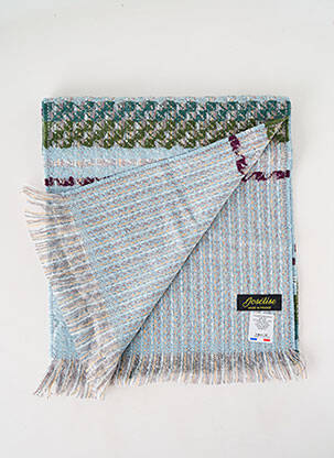 Echarpe imprimé fantaisie bleu JOSÉLISE femme