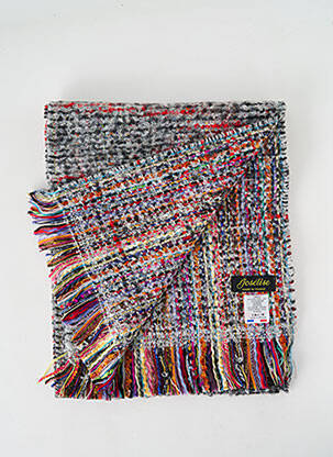 Echarpe imprimé fantaisie gris JOSÉLISE femme