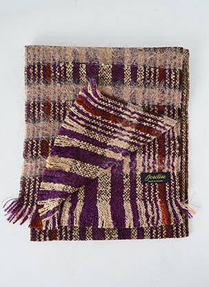 Echarpe imprimé fantaisie violet JOSÉLISE femme