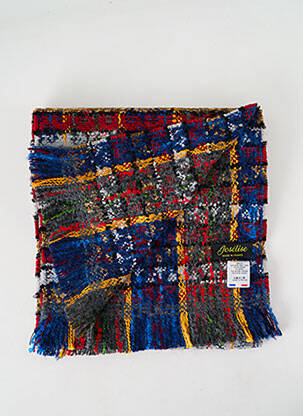 Echarpe imprimé fantaisie bleu JOSÉLISE femme