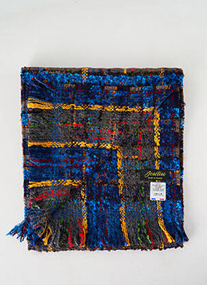 Echarpe imprimé fantaisie bleu JOSÉLISE femme