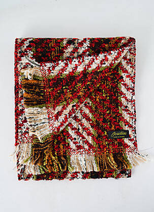 Echarpe imprimé fantaisie rouge JOSÉLISE femme