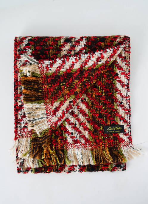Echarpe rouge JOSÉLISE pour femme