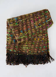 Echarpe imprimé fantaisie marron JOSÉLISE femme