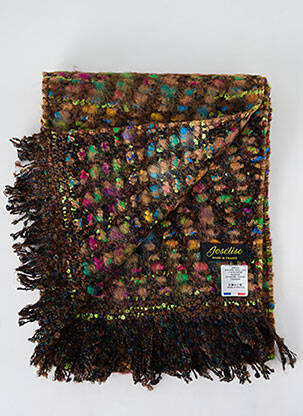 Echarpe imprimé fantaisie marron JOSÉLISE femme