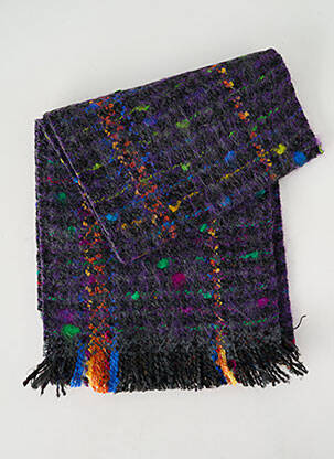 Echarpe imprimé fantaisie violet JOSÉLISE femme