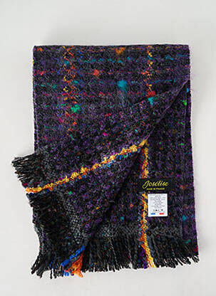 Echarpe imprimé fantaisie violet JOSÉLISE femme