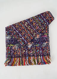 Echarpe imprimé fantaisie violet JOSÉLISE femme