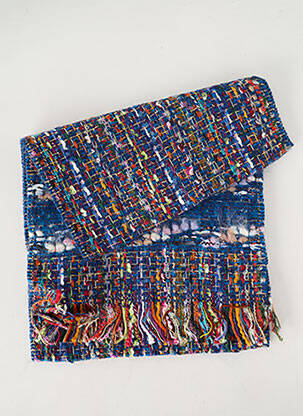 Echarpe imprimé fantaisie bleu JOSÉLISE femme