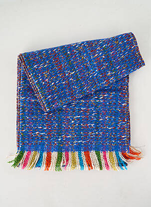 Echarpe imprimé fantaisie bleu JOSÉLISE femme