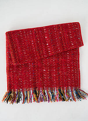 Echarpe imprimé fantaisie rouge JOSÉLISE femme