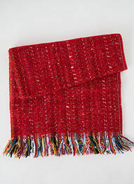 Echarpe imprimé fantaisie rouge JOSÉLISE femme