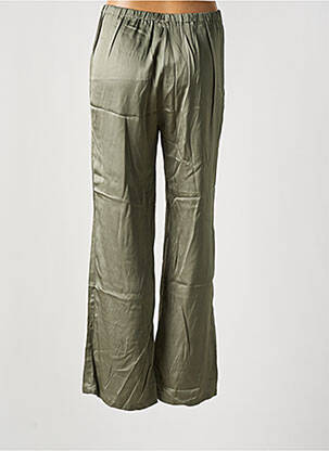 Pantalon droit taille élastique taille normale vert YERSE femme