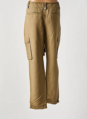 Pantalon cargo coupe droite taille normale vert I.CODE (By IKKS) femme