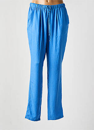Pantalon chino taille normale taille normale bleu YERSE femme