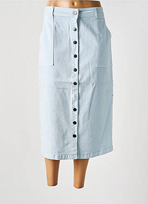 Jupe longue taille normale bleu YERSE femme
