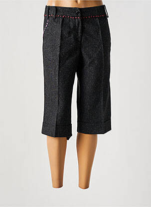 Pantacourt coupe droite taille normale noir FUEGO WOMAN femme
