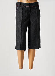 Pantacourt coupe droite taille normale noir FUEGO WOMAN femme