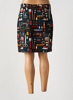 Jupe courte taille normale noir NICE THINGS femme