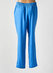 Pantalon chino bleu YERSE pour femme seconde vue