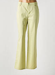 Pantalon chino vert LUCIA pour femme seconde vue