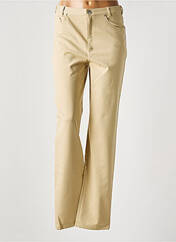 Pantalon droit beige LUCIA pour femme seconde vue