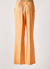 Pantalon droit orange LUCIA pour femme seconde vue